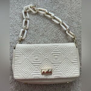 Zara limited edition metallic detail shoulder bag